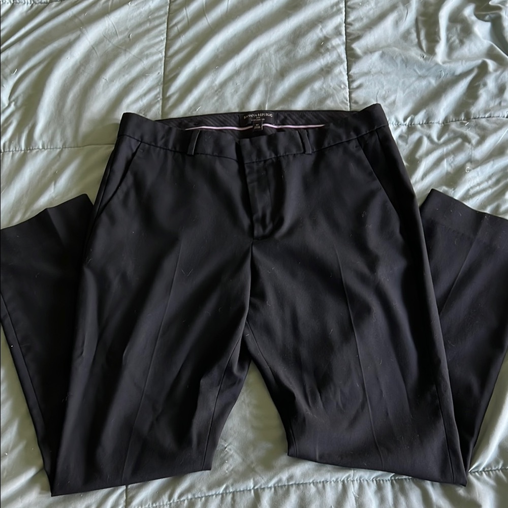 Banana Republic Black Curvy Fit Trousers